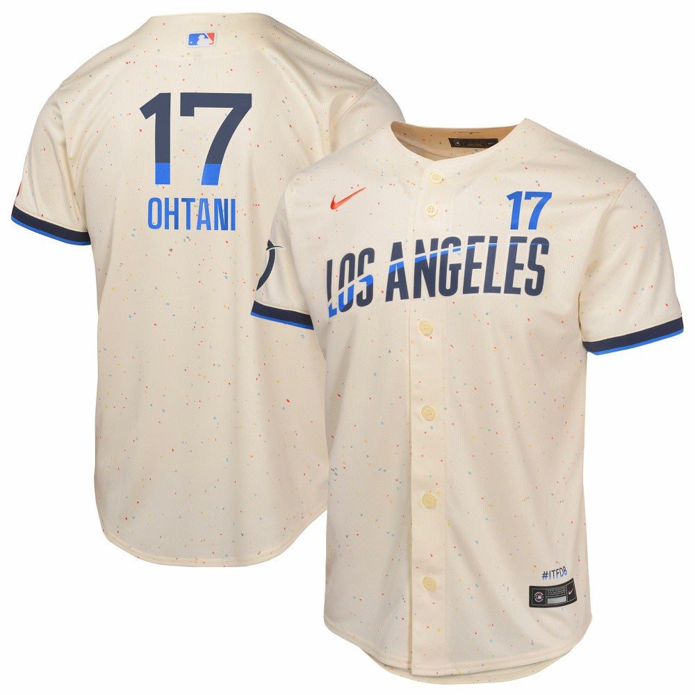 Shohei Ohtani Los Angeles Dodgers Nike Youth 2024 City Connect Limited Player Jersey - Cream Jerseys