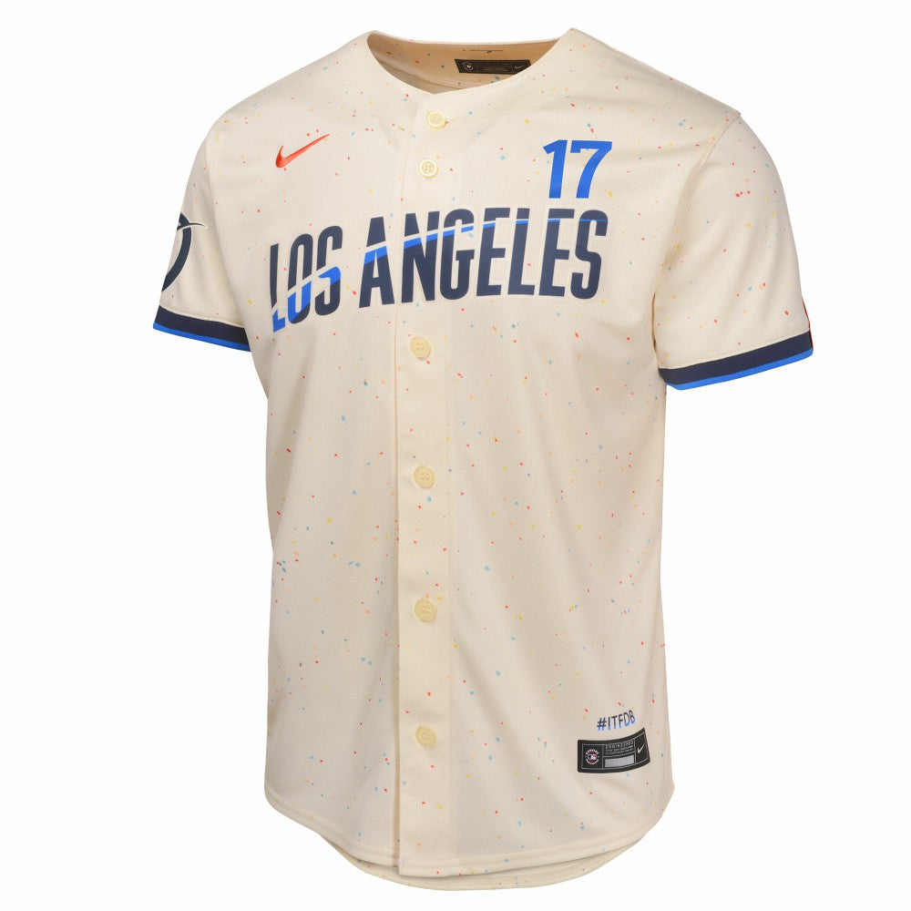 Shohei Ohtani Los Angeles Dodgers Nike Youth 2024 City Connect Limited Player Jersey - Cream Jerseys