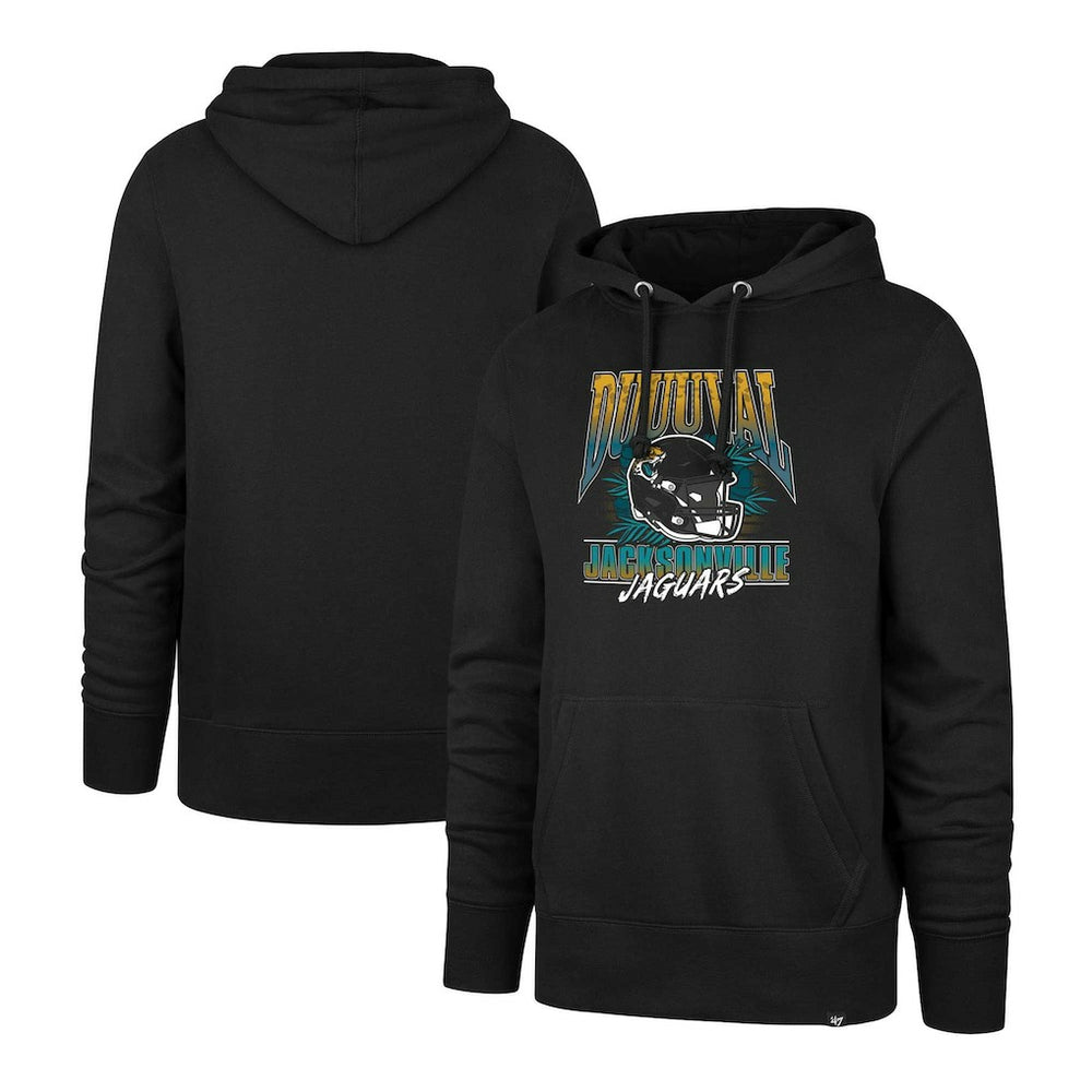 Jacksonville Jaguars '47 Regional Headline Pullover Hoodie - Black Hoodies