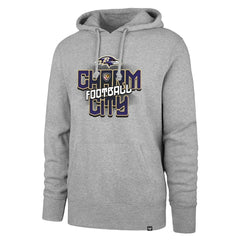 Baltimore Ravens '47 Regional Headline Pullover Hoodie - Gray Hoodies