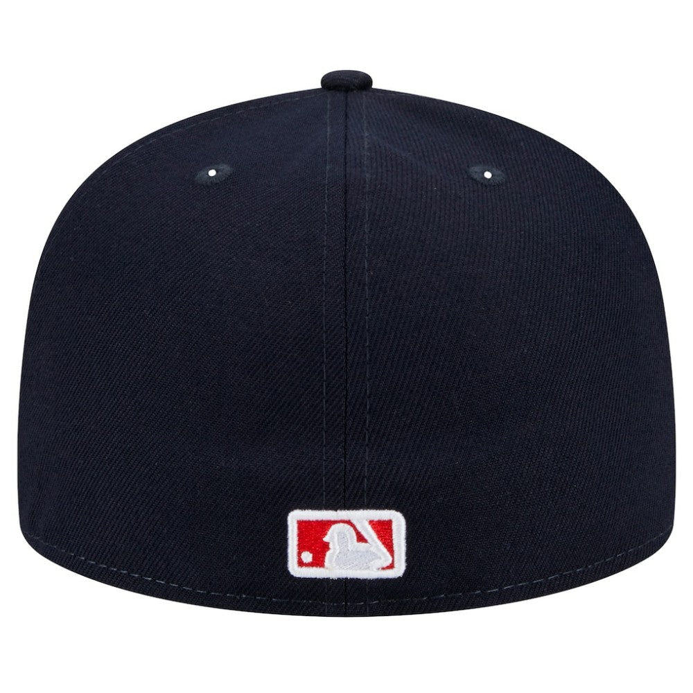 Boston Red Sox New Era Script Sided 59FIFTY Fitted Hat - Navy Hats