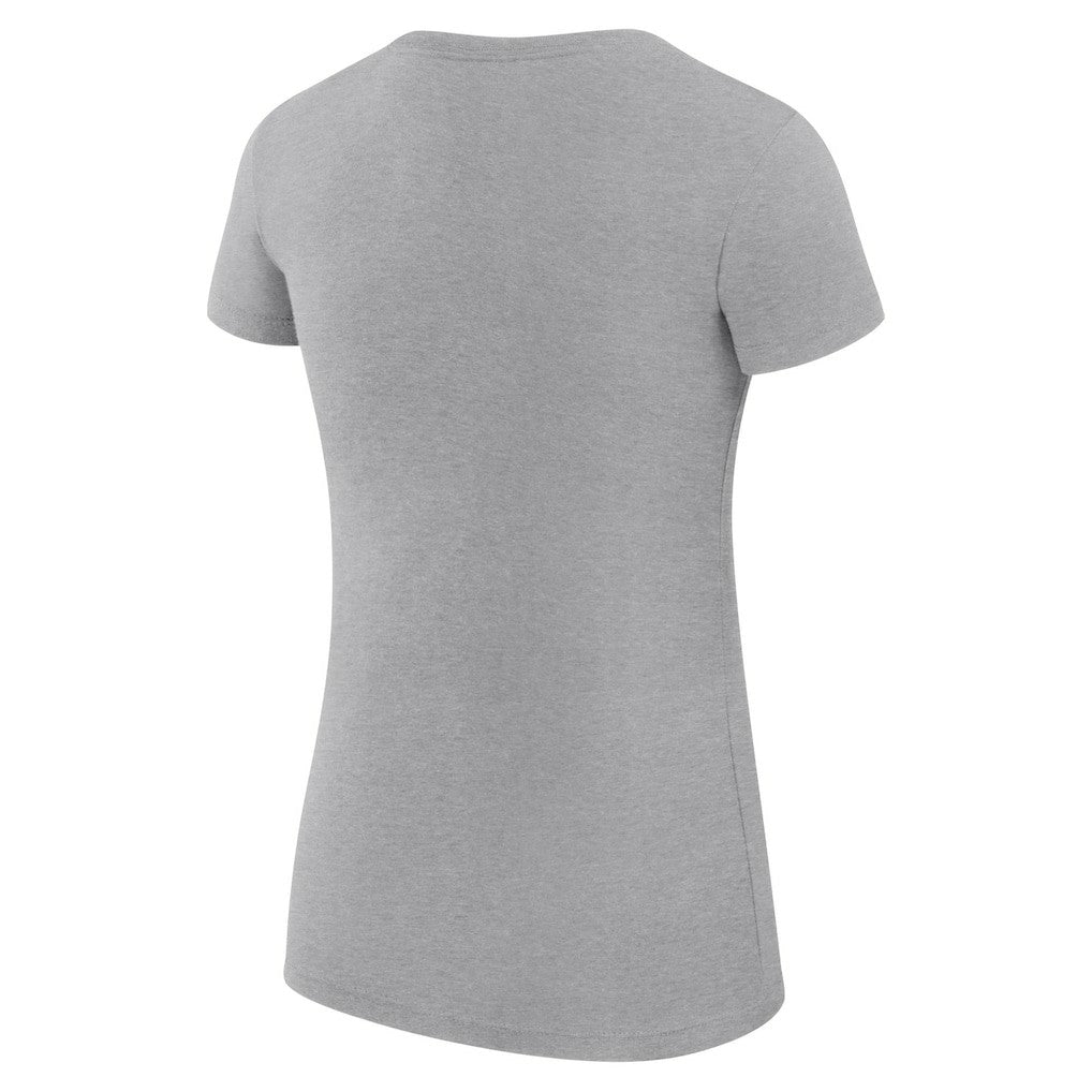 Atlanta Hawks G-III 4Her by Carl Banks Women's Super-Slim Fit Lightweight Large City Logo T-Shirt Heather Gray outlet
