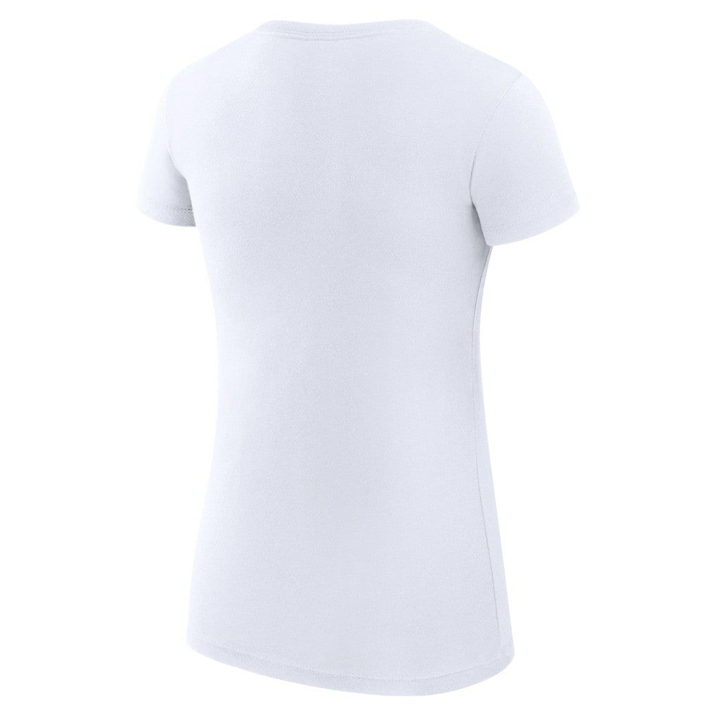 Indiana Pacers G-III 4Her by Carl Banks Women's Super-Slim Fit Lightweight Large City Logo T-Shirt White