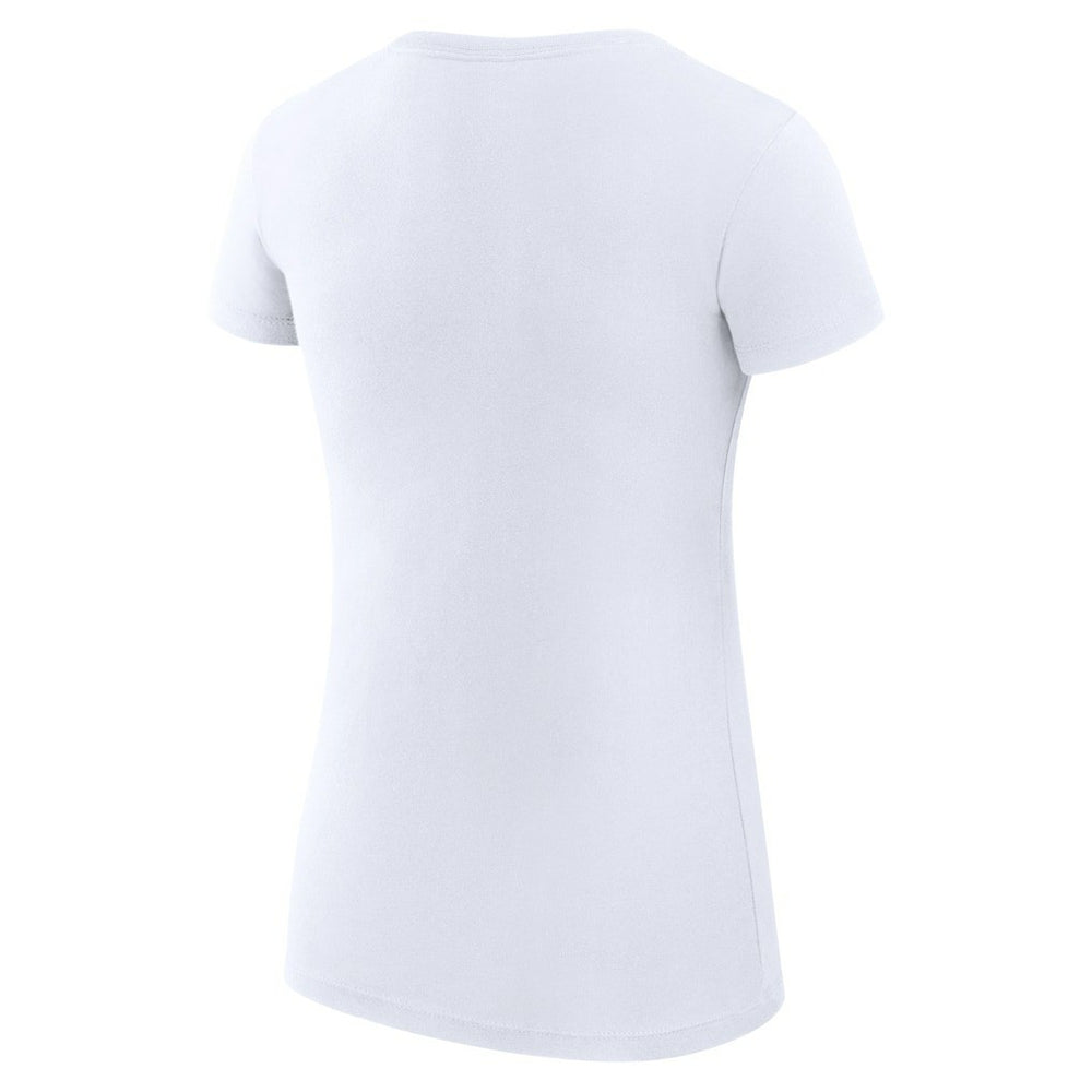 Chicago Bulls G-III 4Her by Carl Banks Women's Super-Slim Fit Lightweight Large City Logo T-Shirt White