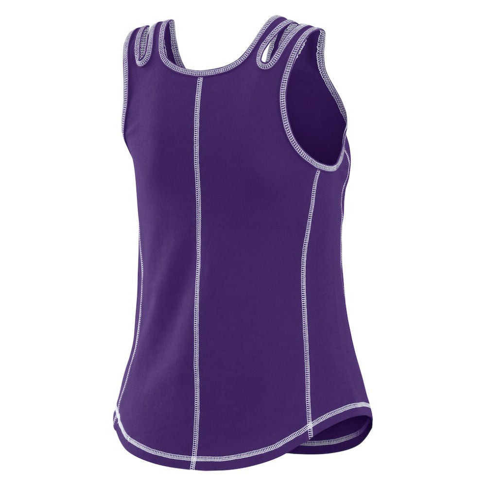 Colorado Rockies WEAR by Erin Andrews Women's Contrast Stitch Tank Top - Purple Tanks