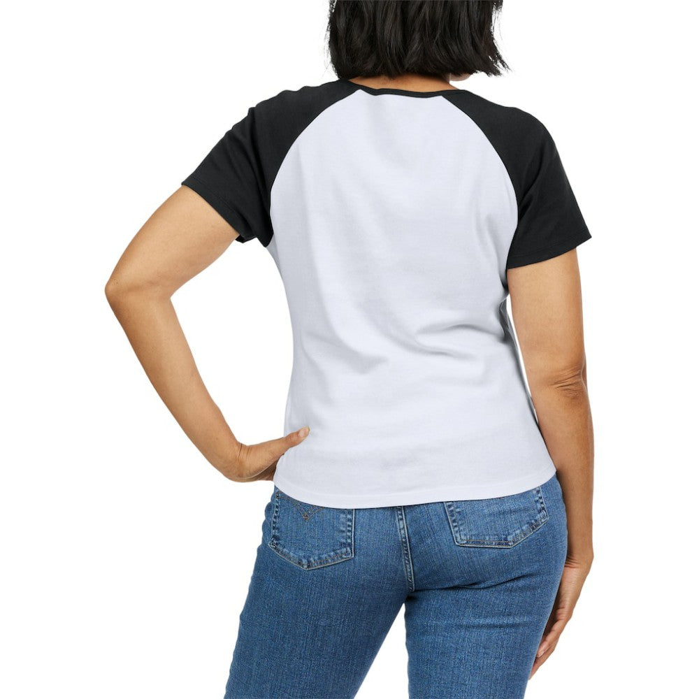 Baltimore Orioles WEAR by Erin Andrews Women's Fitted Henley Raglan T-Shirt - White/Black T-shirts