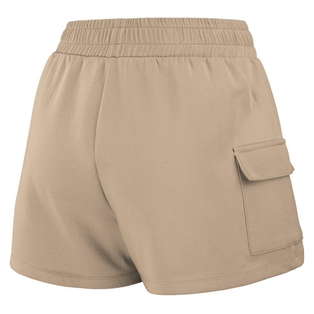 Atlanta Braves WEAR by Erin Andrews Women's Shorts - Tan Shorts