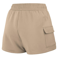 Atlanta Braves WEAR by Erin Andrews Women's Shorts - Tan Shorts