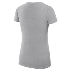 Denver Nuggets G-III 4Her by Carl Banks Women's Super-Slim Fit Lightweight Large City Logo V-Neck T-Shirt Heather Gray