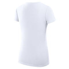 Denver Nuggets G-III 4Her by Carl Banks Women's Super-Slim Fit Lightweight Large City Logo V-Neck T-Shirt White