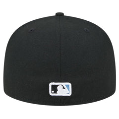 Tampa Bay Rays New Era Checkered Undervisor 59FIFTY Fitted Hat - Black Hats
