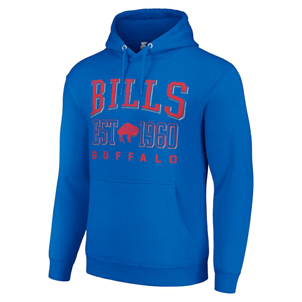 Buffalo Bills Starter Unisex Throwback Logo Pullover Hoodie - Royal Hoodies