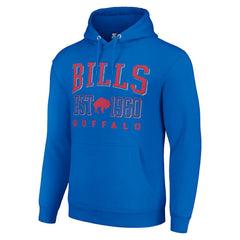 Buffalo Bills Starter Unisex Throwback Logo Pullover Hoodie - Royal Hoodies