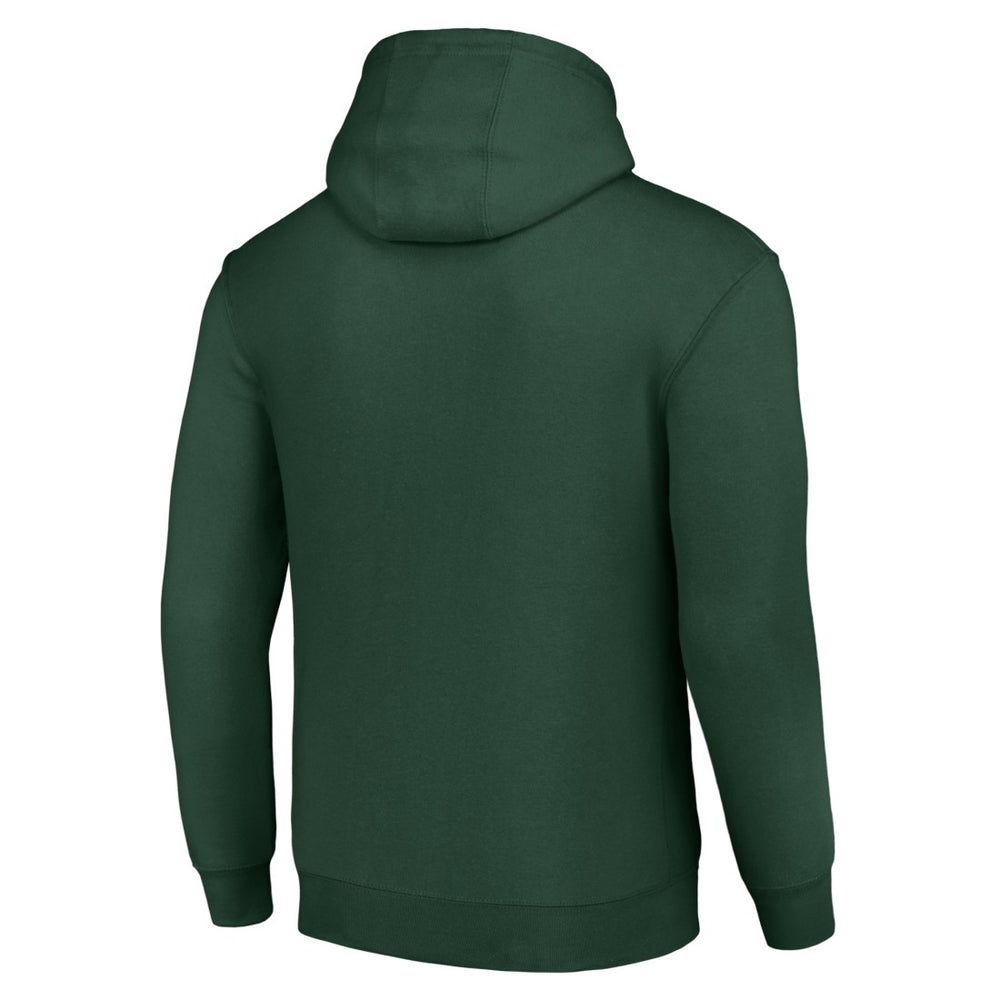 Green Bay Packers Starter Unisex Throwback Logo Pullover Hoodie - Green Hoodies