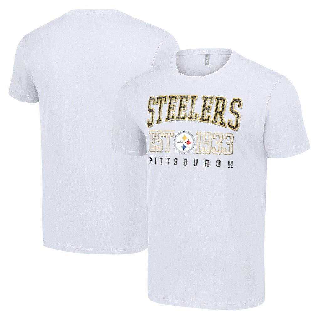 Pittsburgh Steelers Starter Throwback Logo T-Shirt - White T-shirts