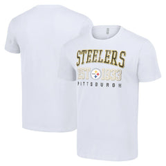 Pittsburgh Steelers Starter Throwback Logo T-Shirt - White T-shirts