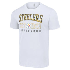 Pittsburgh Steelers Starter Throwback Logo T-Shirt - White T-shirts