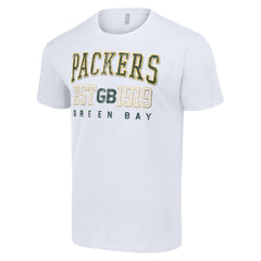 Green Bay Packers Starter Throwback Logo T-Shirt - White T-shirts