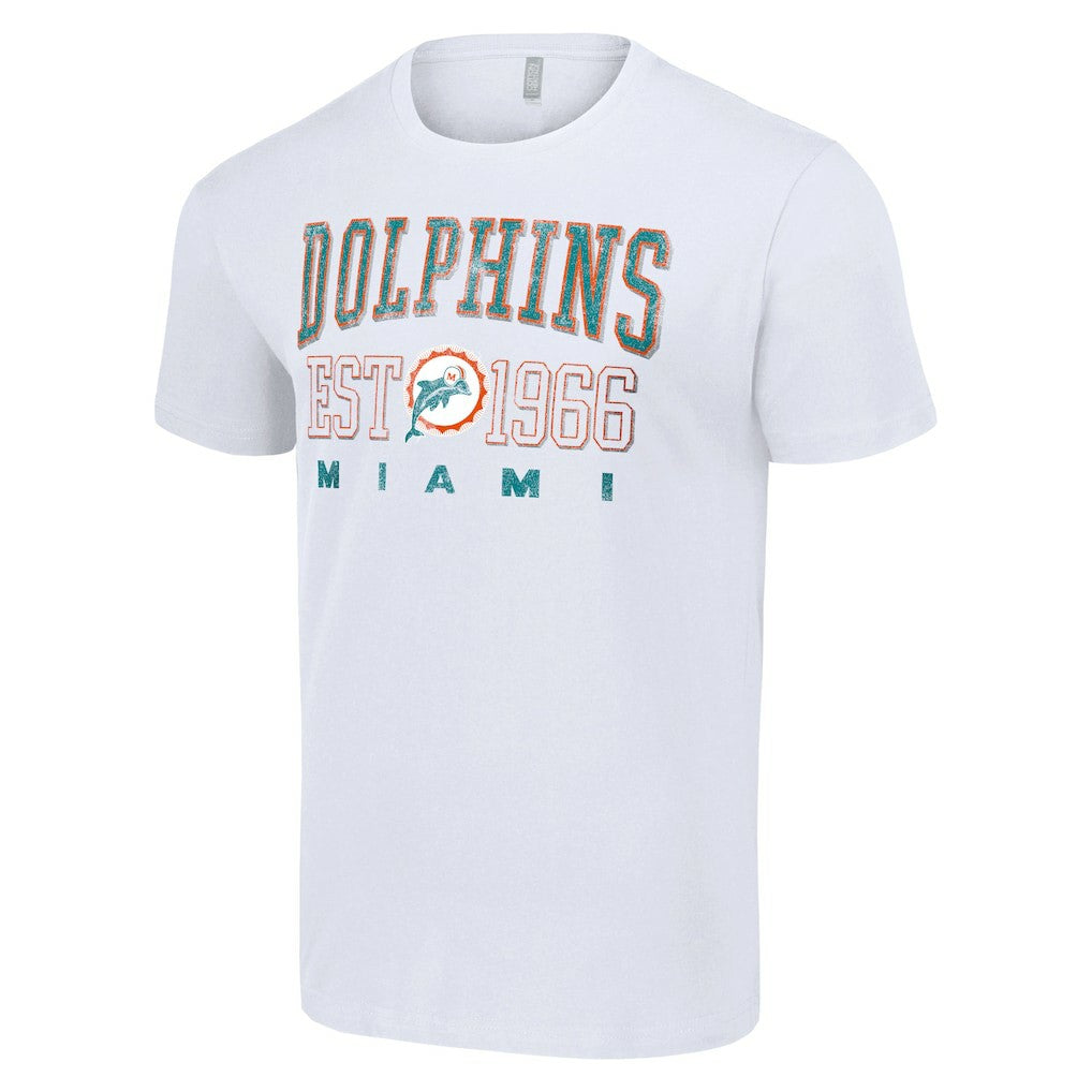 Miami Dolphins Starter Throwback Logo T-Shirt - White T-shirts