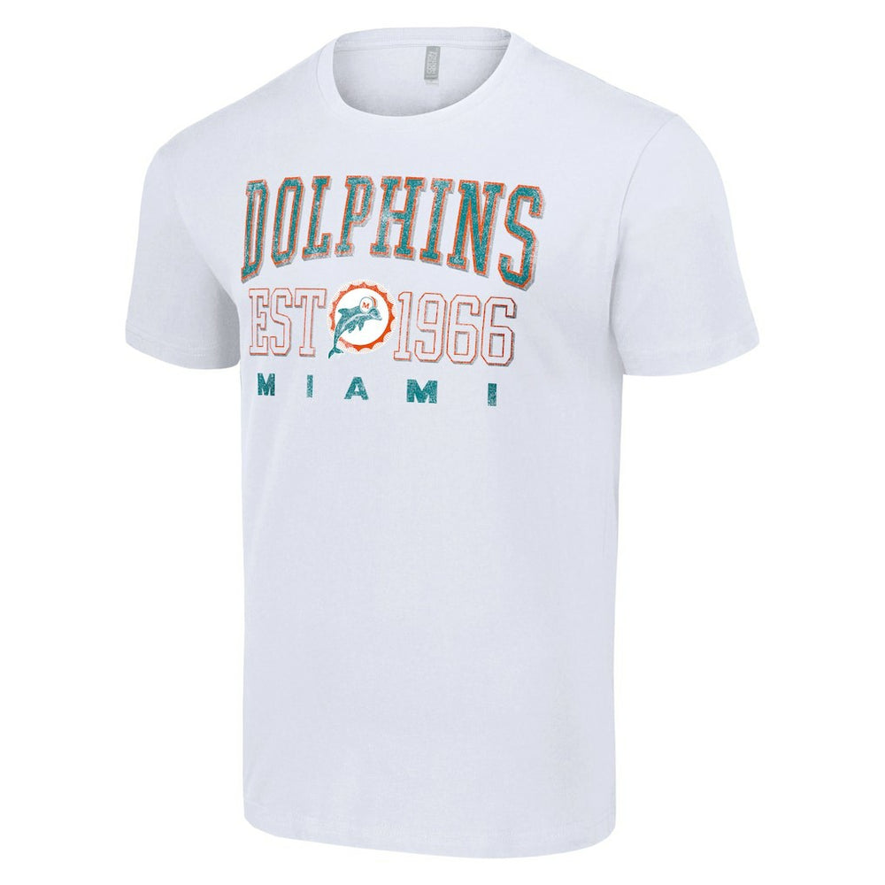 Miami Dolphins Starter Throwback Logo T-Shirt - White T-shirts