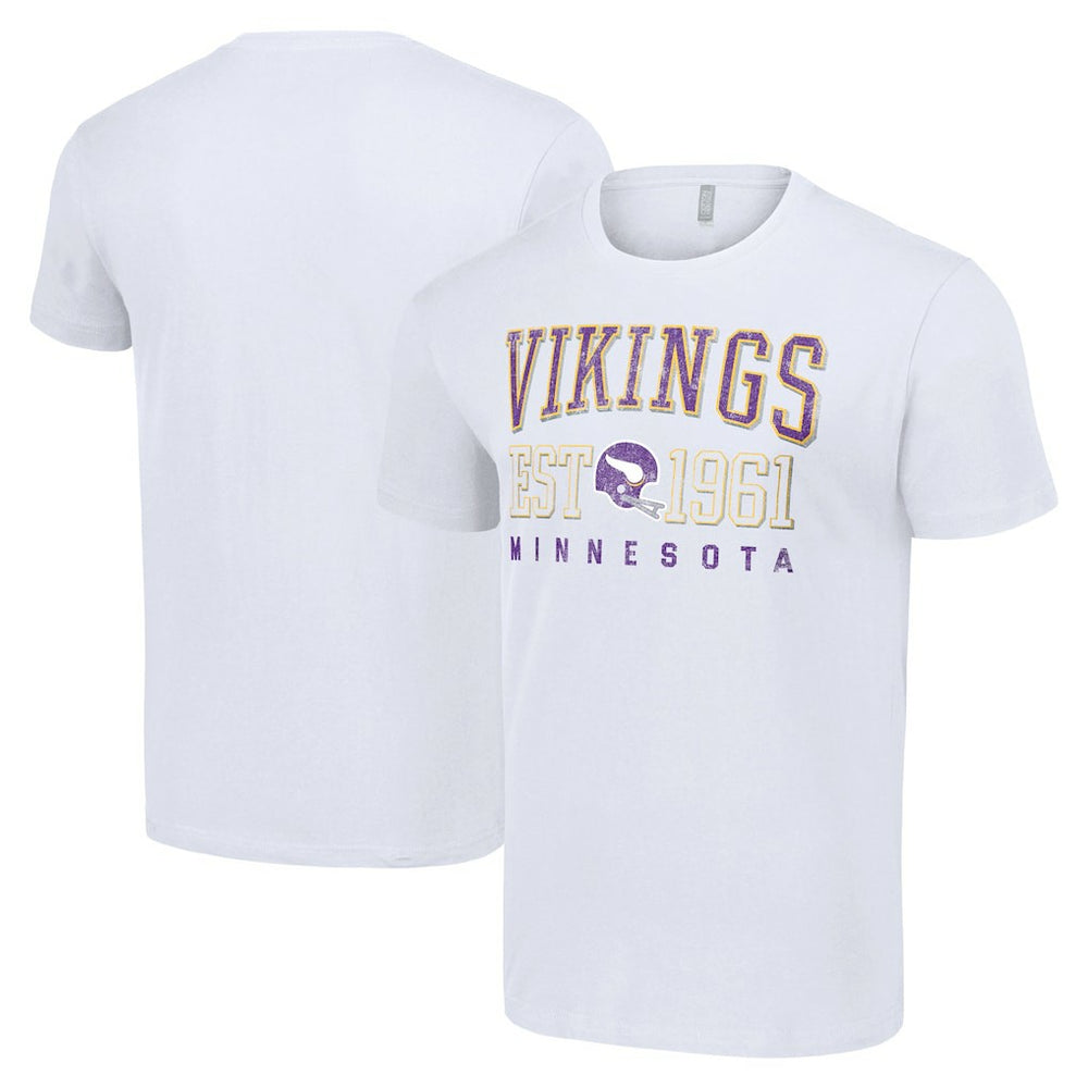 Minnesota Vikings Starter Throwback Logo T-Shirt - White T-shirts