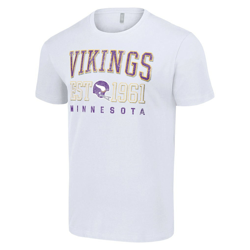 Minnesota Vikings Starter Throwback Logo T-Shirt - White T-shirts