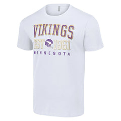 Minnesota Vikings Starter Throwback Logo T-Shirt - White T-shirts