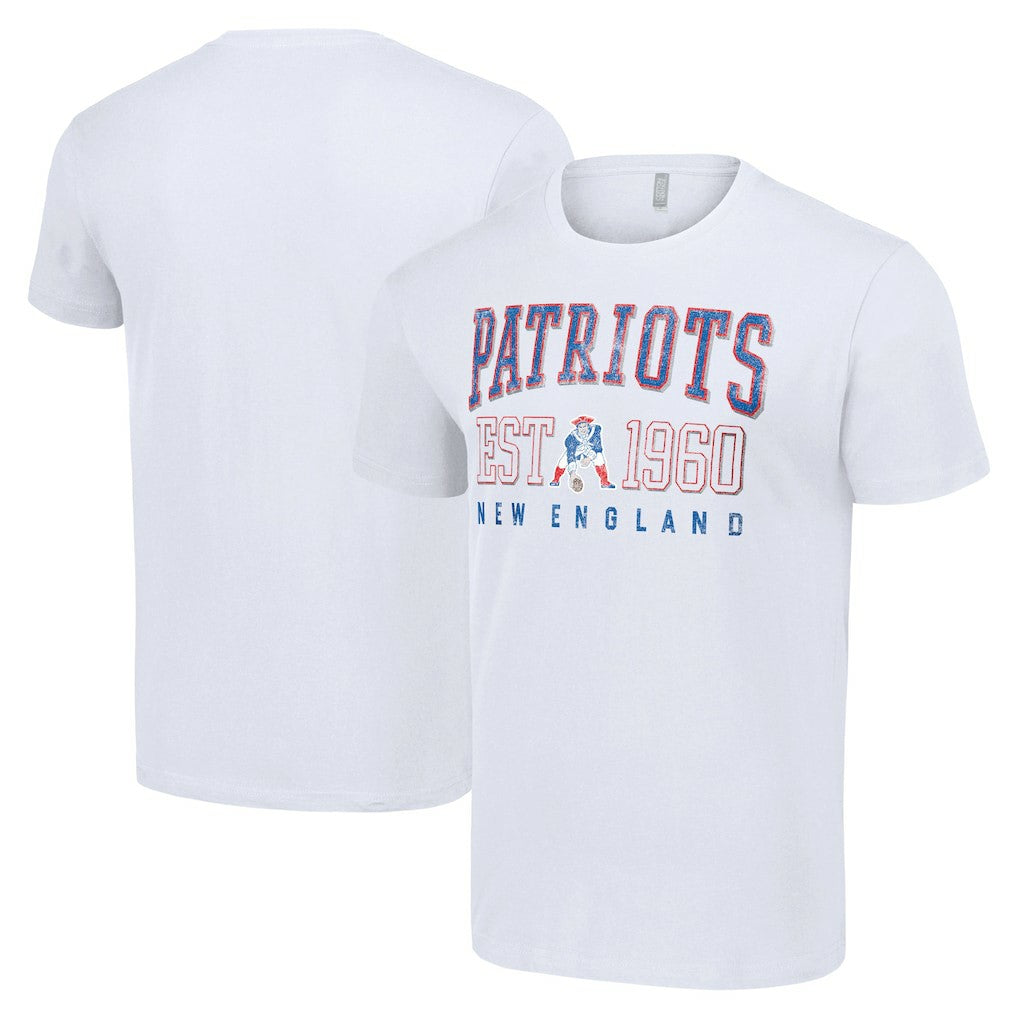 New England Patriots Starter Throwback Logo T-Shirt - White T-shirts