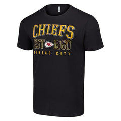 Kansas City Chiefs Starter Throwback Logo T-Shirt - Black T-shirts