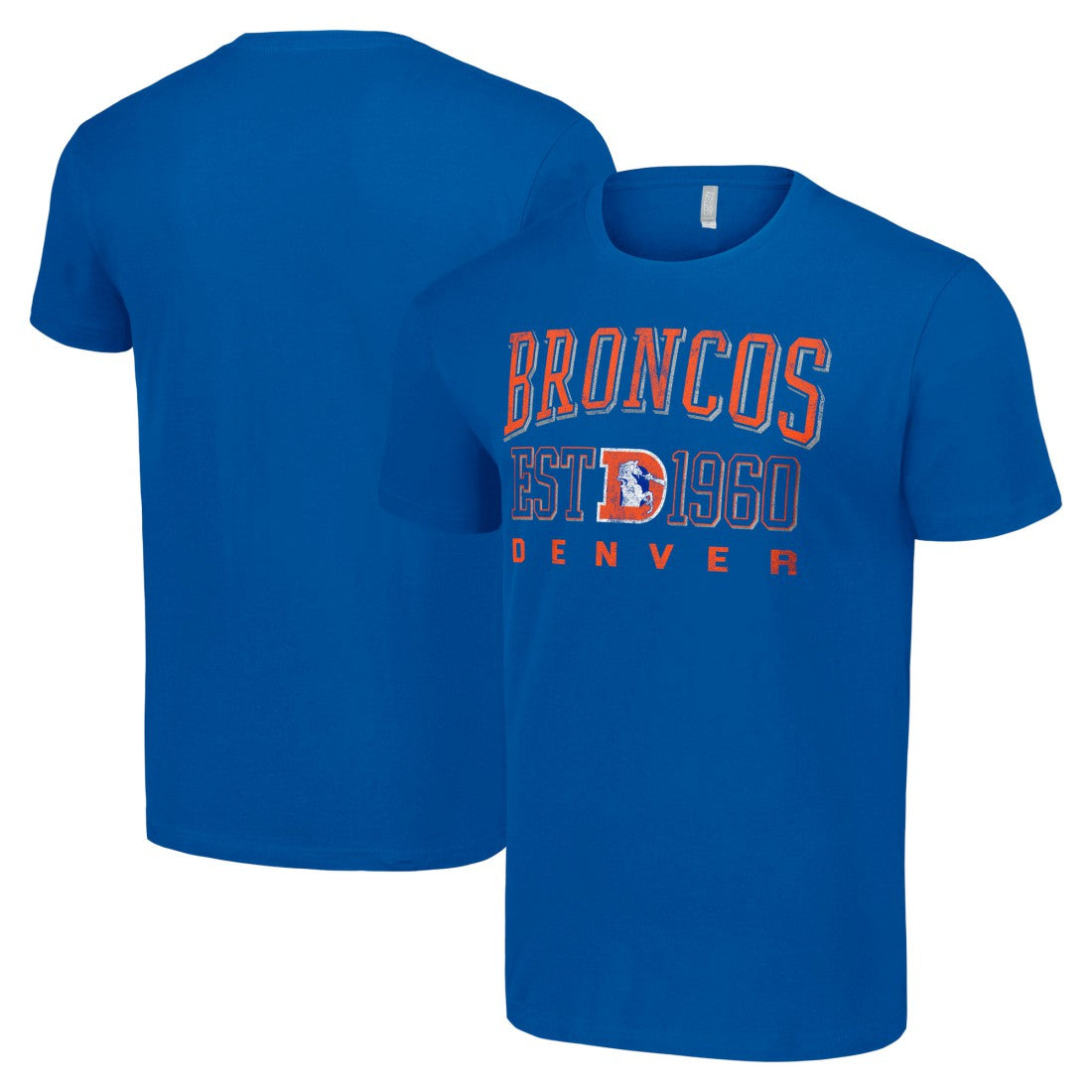 Denver Broncos Starter Throwback Logo T-Shirt - Royal T-shirts