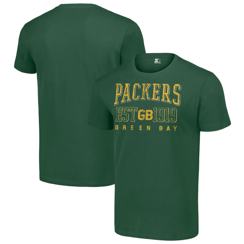 Green Bay Packers Starter Throwback Logo T-Shirt - Green T-shirts
