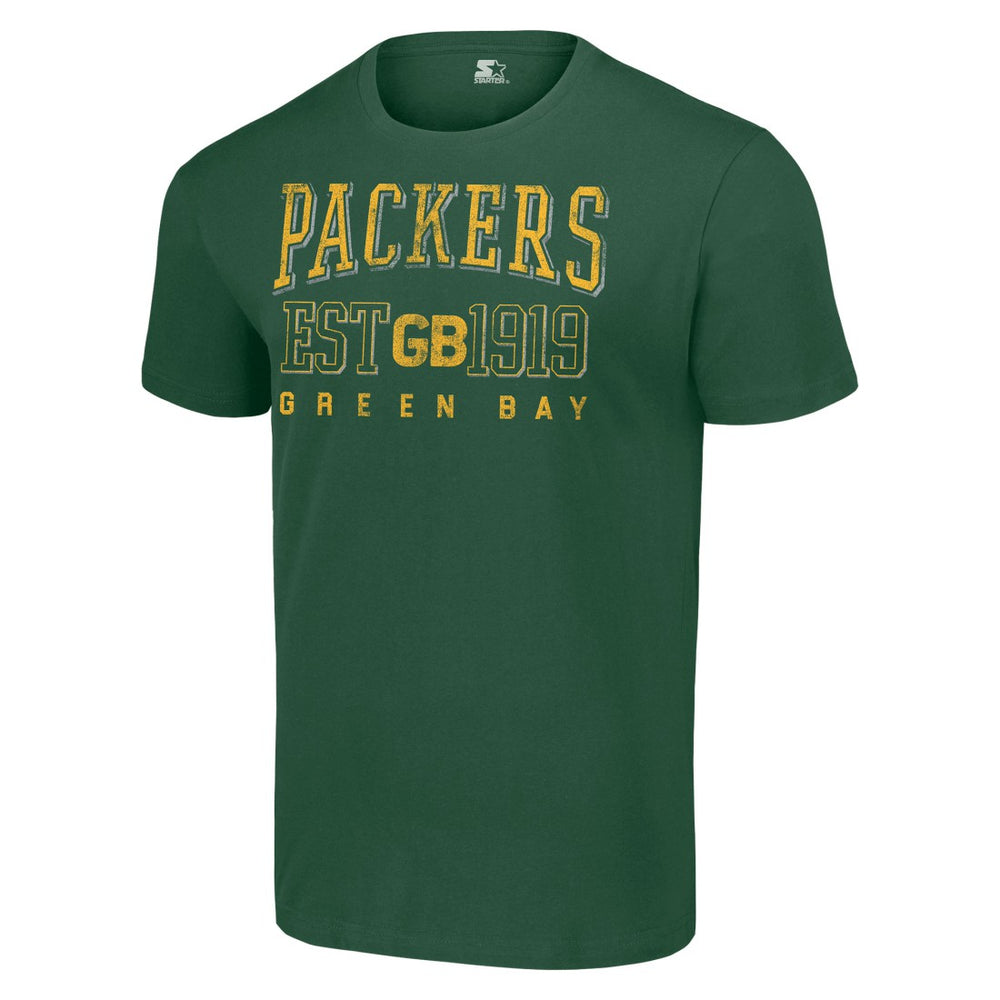 Green Bay Packers Starter Throwback Logo T-Shirt - Green T-shirts