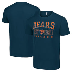 Chicago Bears Starter Throwback Logo T-Shirt - Navy T-shirts