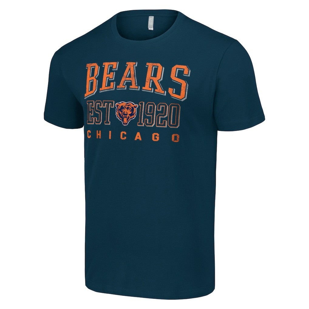Chicago Bears Starter Throwback Logo T-Shirt - Navy T-shirts