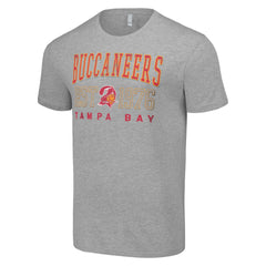Tampa Bay Buccaneers Starter Throwback Logo T-Shirt - Heather Gray T-shirts