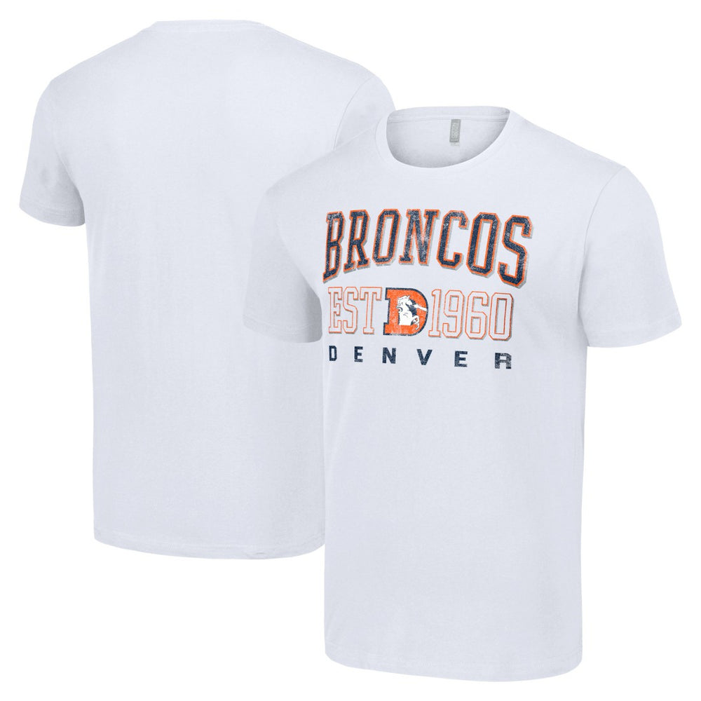 Denver Broncos Starter Throwback Logo T-Shirt - White T-shirts