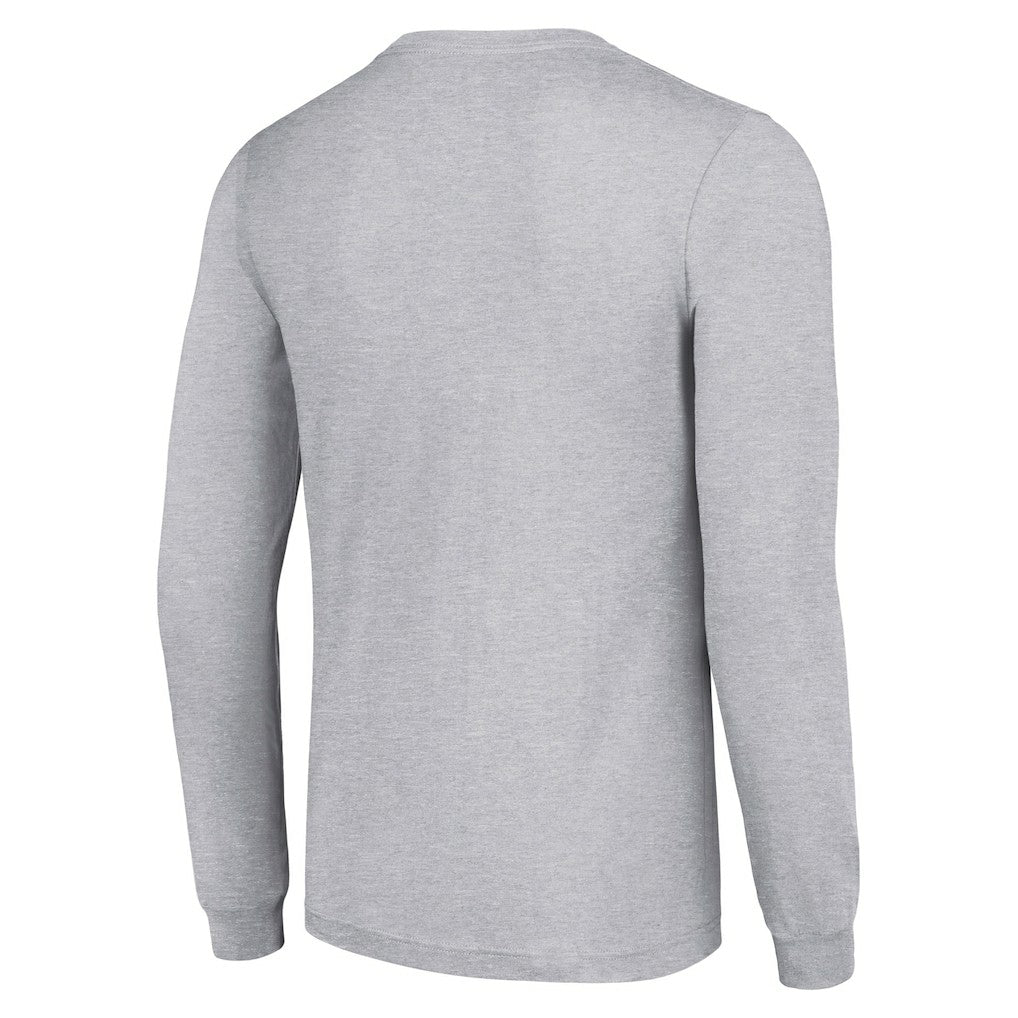Miami Dolphins Starter Throwback Logo Long Sleeve T-Shirt - Heather Gray T-shirts