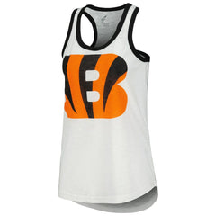 Cincinnati Bengals G-III 4Her by Carl Banks Women's Tater Racerback Tank Top - White Tops