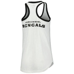 Cincinnati Bengals G-III 4Her by Carl Banks Women's Tater Racerback Tank Top - White Tops