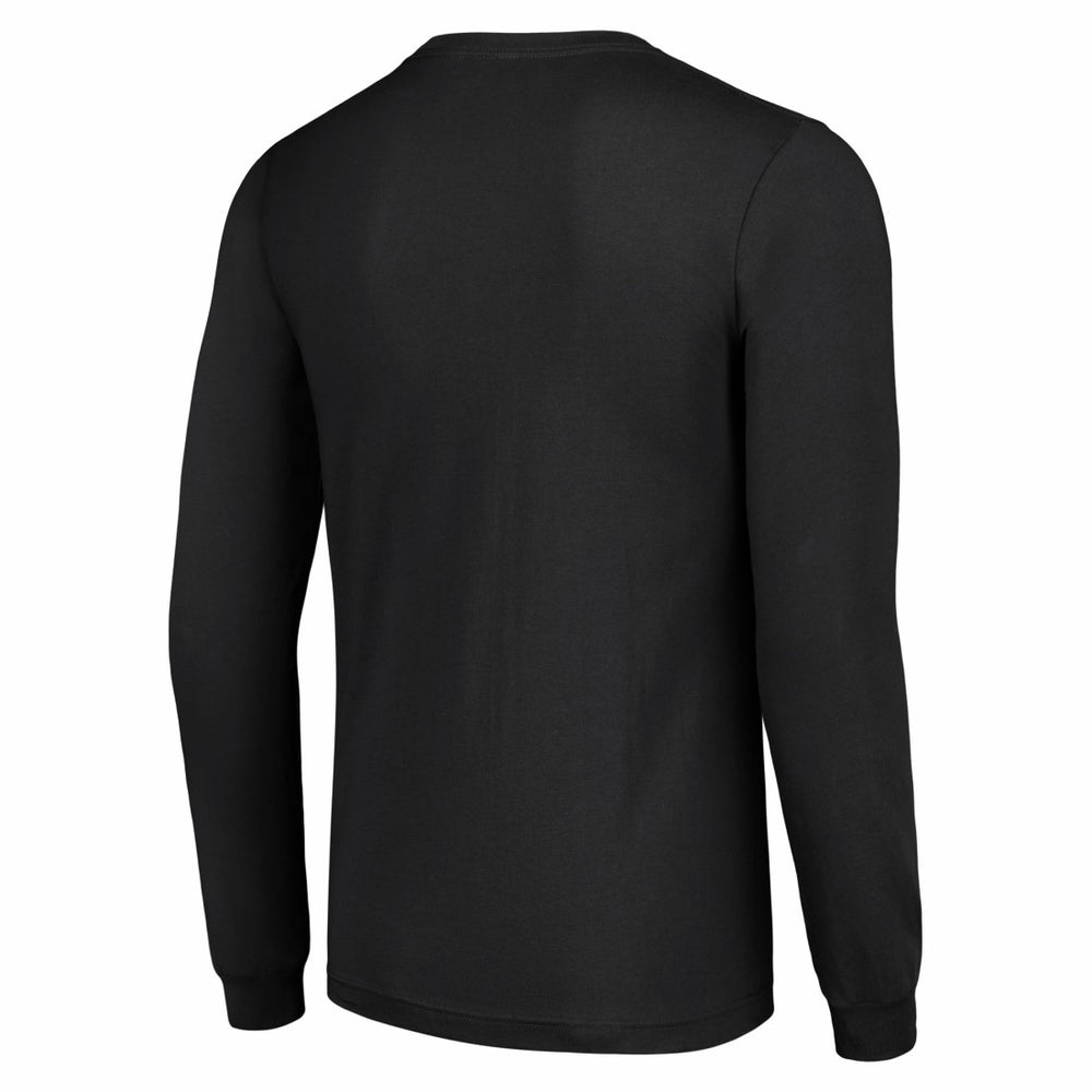 Green Bay Packers Starter Half Helmet Logo Long Sleeve T-Shirt - Black T-shirts