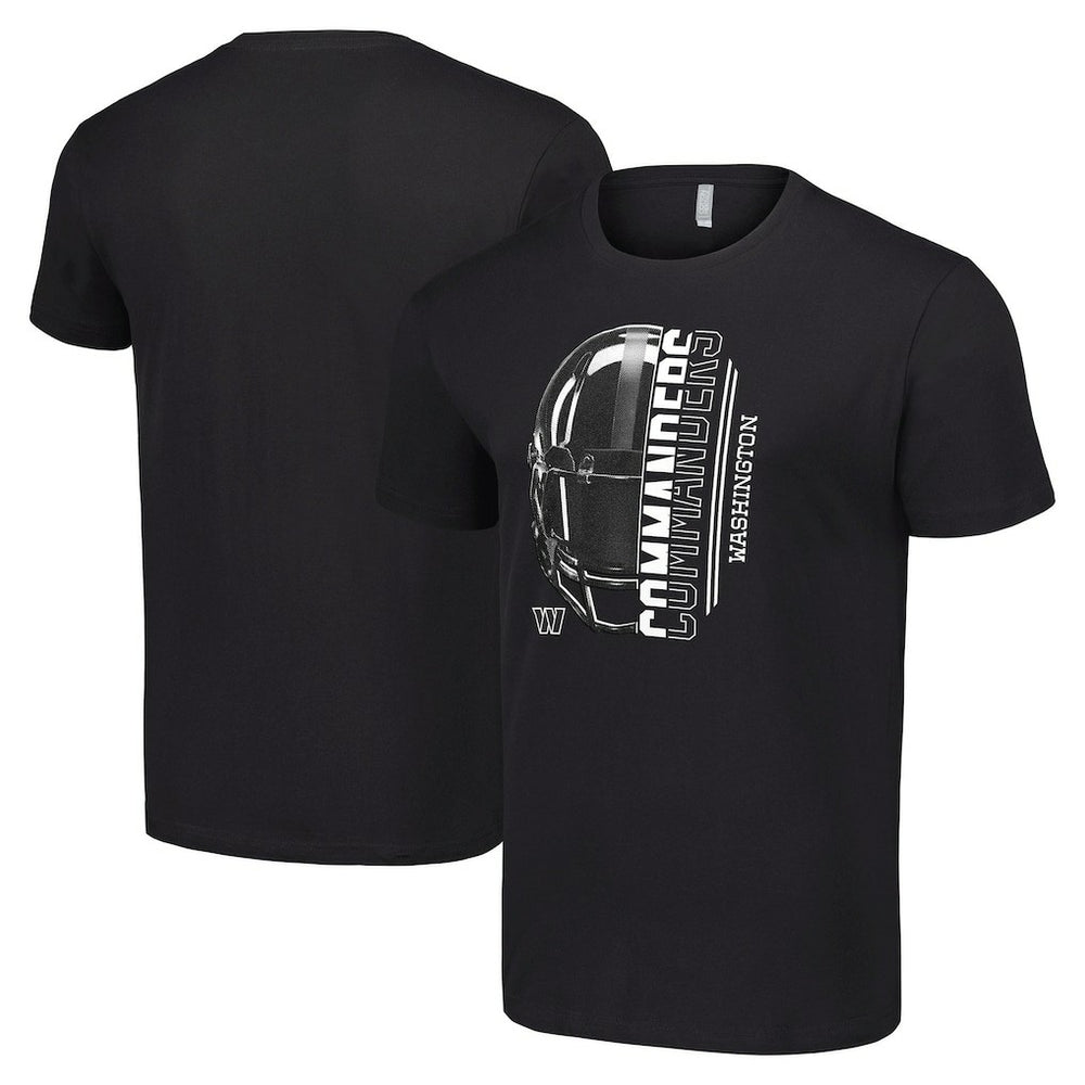 Washington Commanders Starter Half Helmet Logo T-Shirt - Black T-shirts