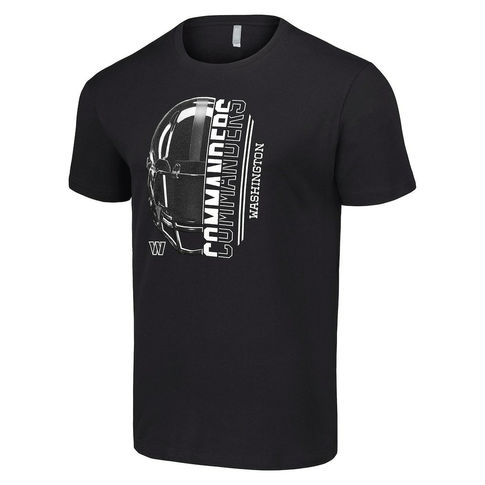 Washington Commanders Starter Half Helmet Logo T-Shirt - Black T-shirts