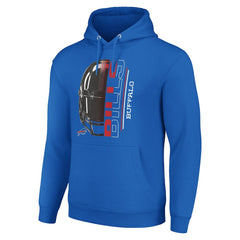 Buffalo Bills Starter Unisex Half Helmet Logo Pullover Hoodie - Royal Hoodies