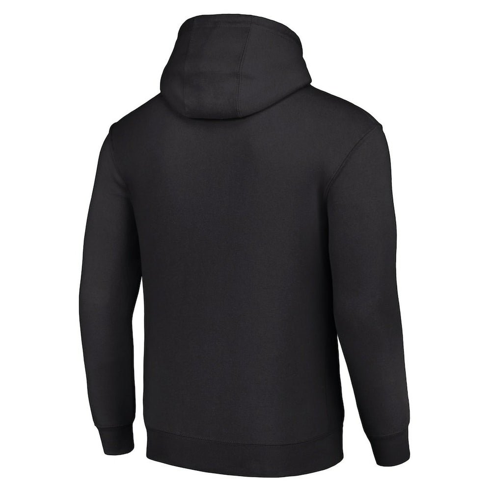 Carolina Panthers Starter Unisex Half Helmet Logo Pullover Hoodie - Black Hoodies
