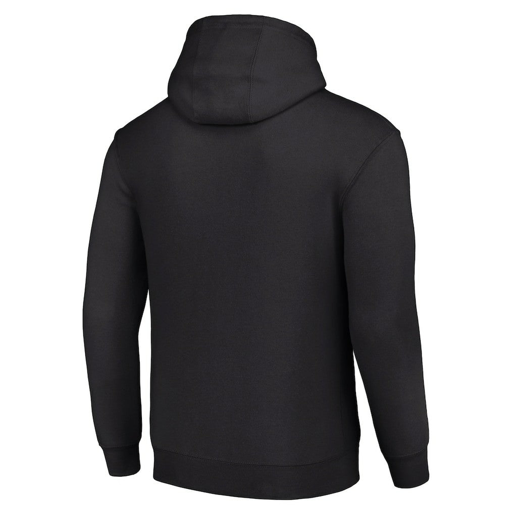 Miami Dolphins Starter Unisex Half Helmet Logo Pullover Hoodie - Black Hoodies