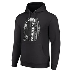 Washington Commanders Starter Unisex Half Helmet Logo Pullover Hoodie - Black Hoodies