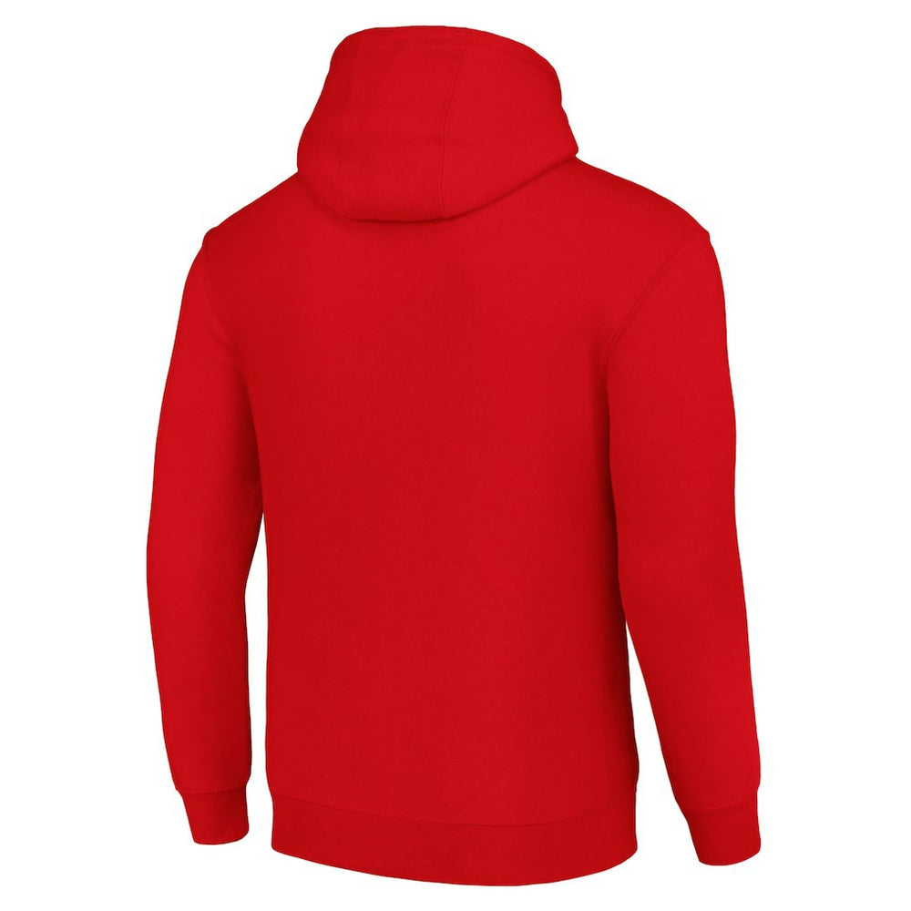 Buffalo Bills Starter Unisex Half Helmet Logo Pullover Hoodie - Red Hoodies