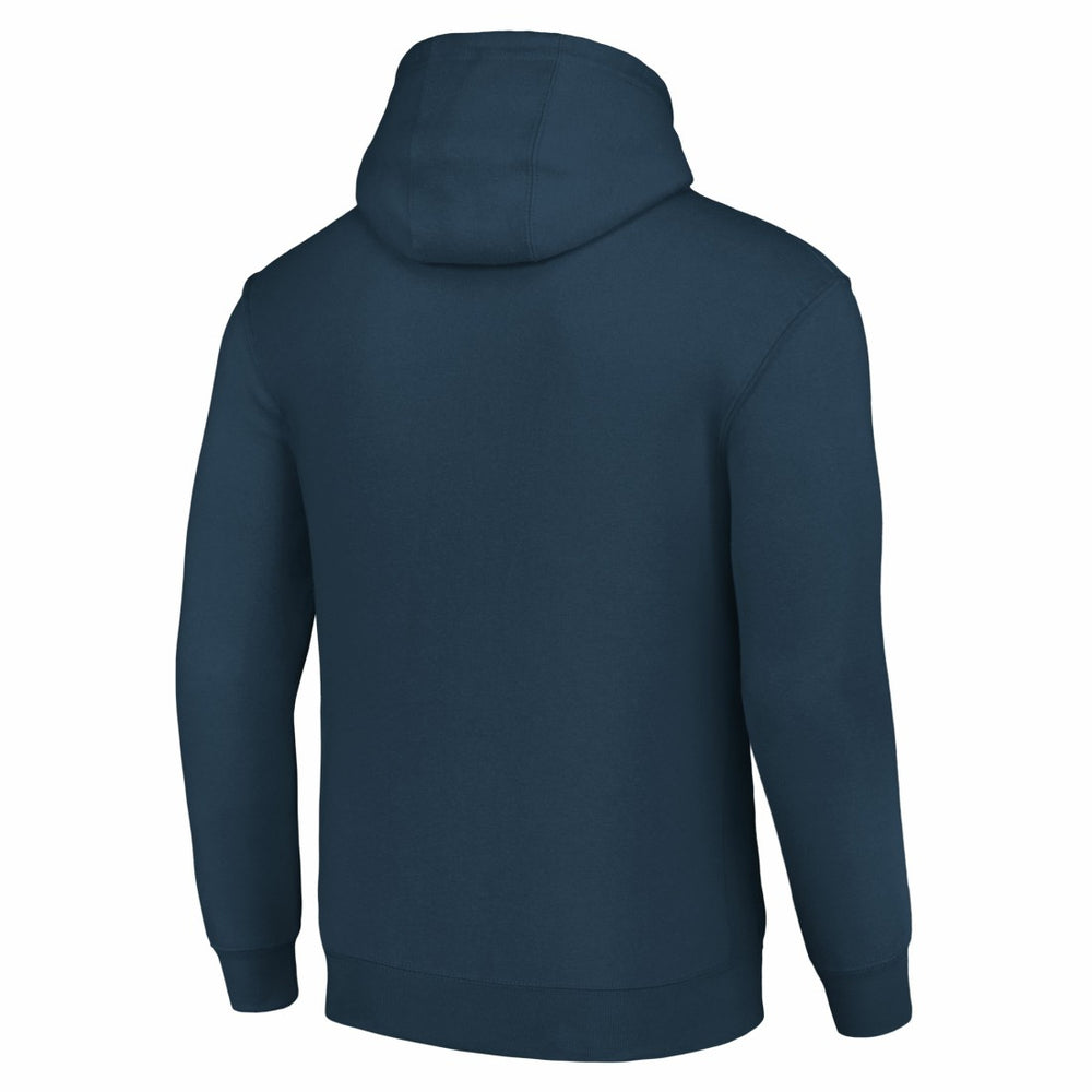 Denver Broncos Starter Unisex Half Helmet Logo Pullover Hoodie - Navy Hoodies