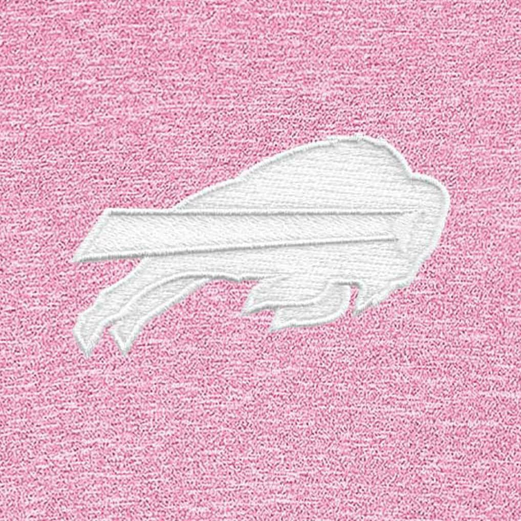Buffalo Bills Antigua Hunk Quarter-Zip Pullover Top - Pink Pullover