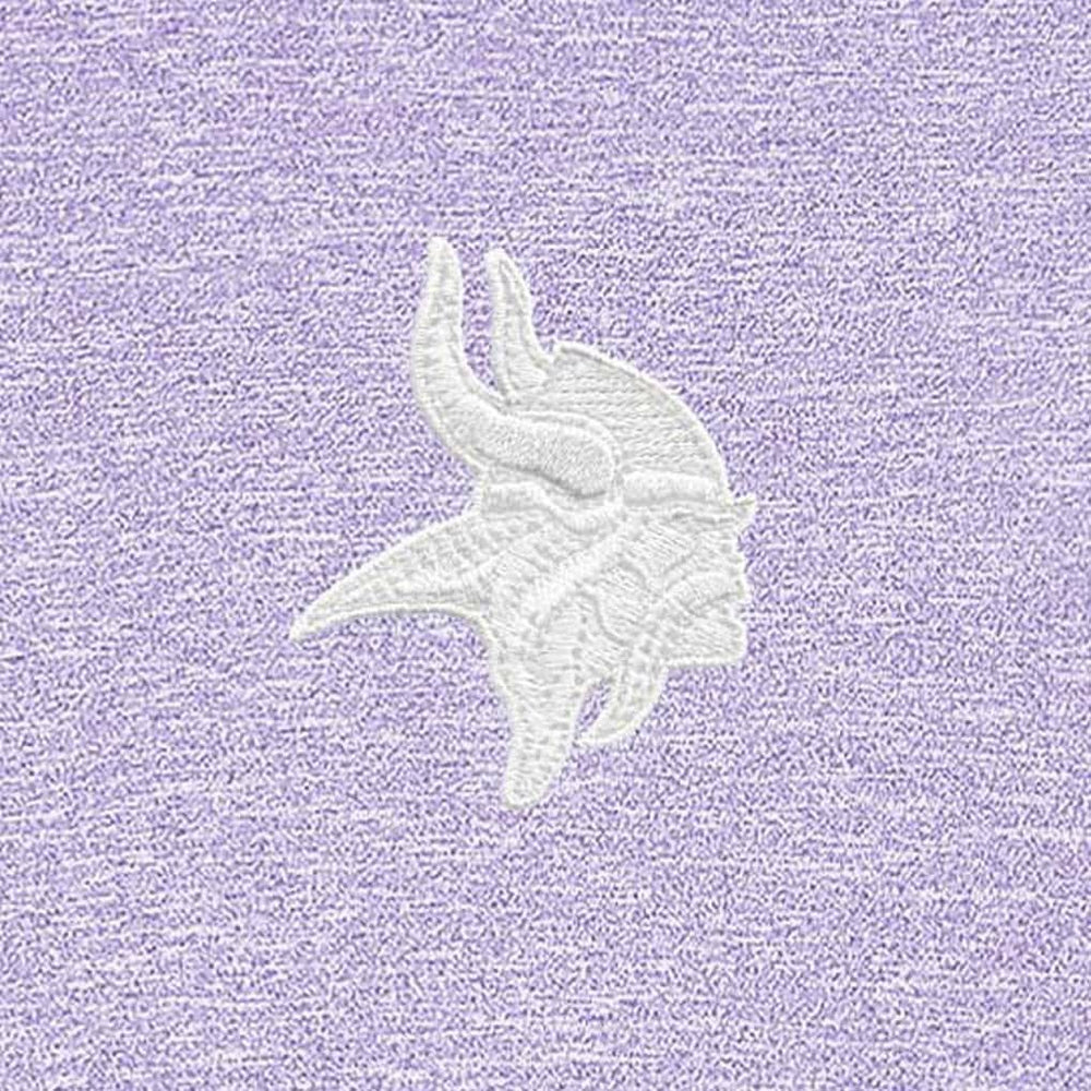 Minnesota Vikings Antigua Hunk Quarter-Zip Pullover Top - Lavender Pullover